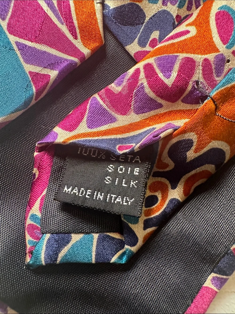 Missoni Multicolor Silk Tie (formal, preppy, business)